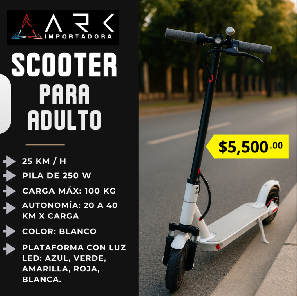 Scooter para adulto (Blanco)