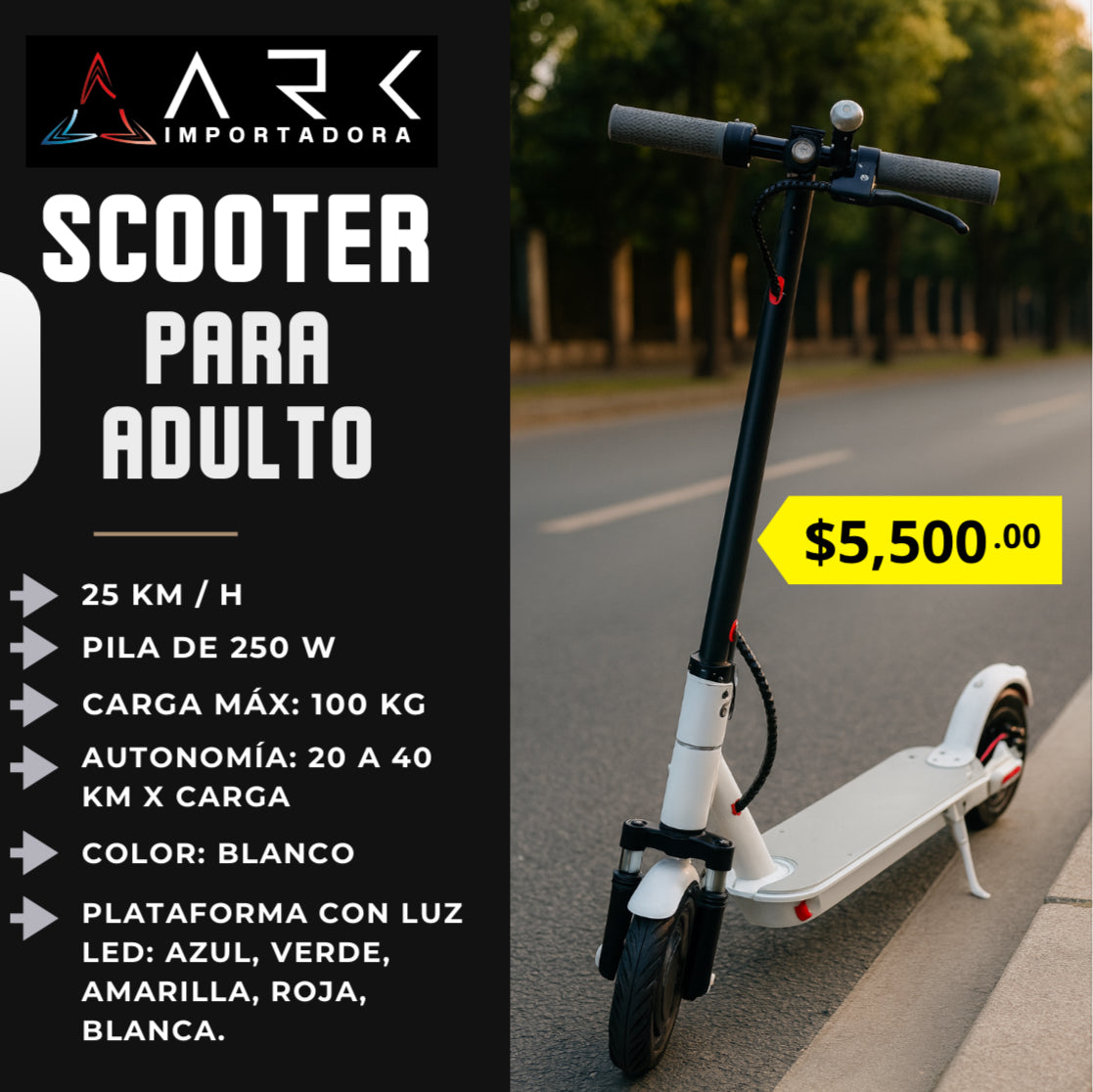 Scooter para adulto (Blanco)
