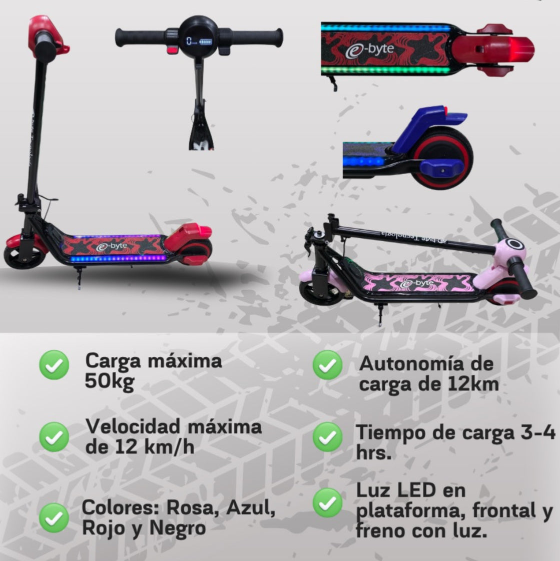 Scooter para niña y niño
